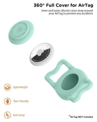 WhoseID AirTag Holder full-body silicone offers 360-degree protection for AirTag.