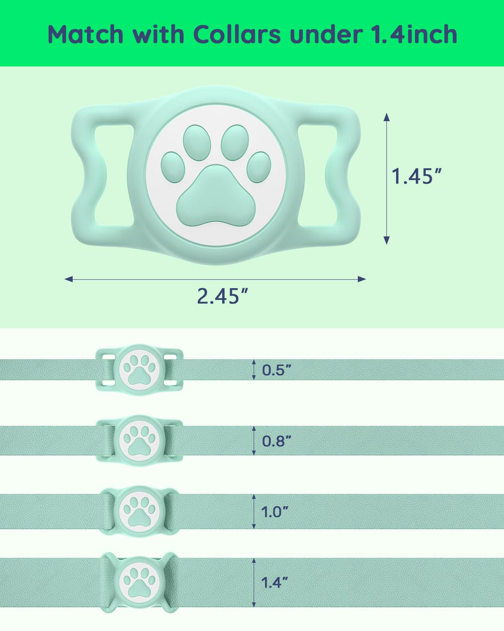 WhoseID AirTag Holder waterproof IP68 seals against water and dust.