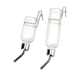 WHZAZGW two pack water bottles with no drip design for small pets.