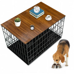 Wibeelee crate topper on a 42x28-inch crate adds stylish extra surface for decor