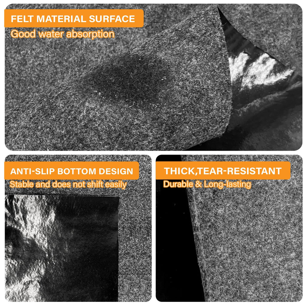 Wibeelee multi-use pet mat demonstrates versatile indoor and outdoor protection.