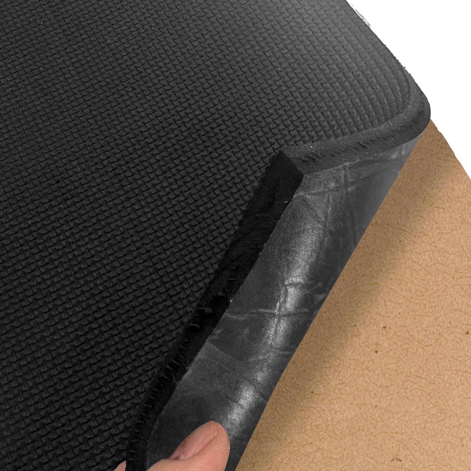 Wibeelee neoprene foam closeup emphasizes compressible material and rebound for long-lasting shape