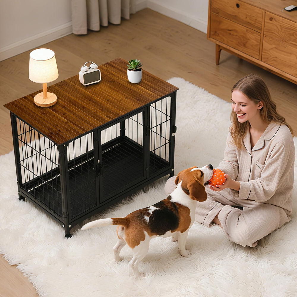 Wibeelee pet crate furniture platform offers durable, eco-friendly surface for small cages
