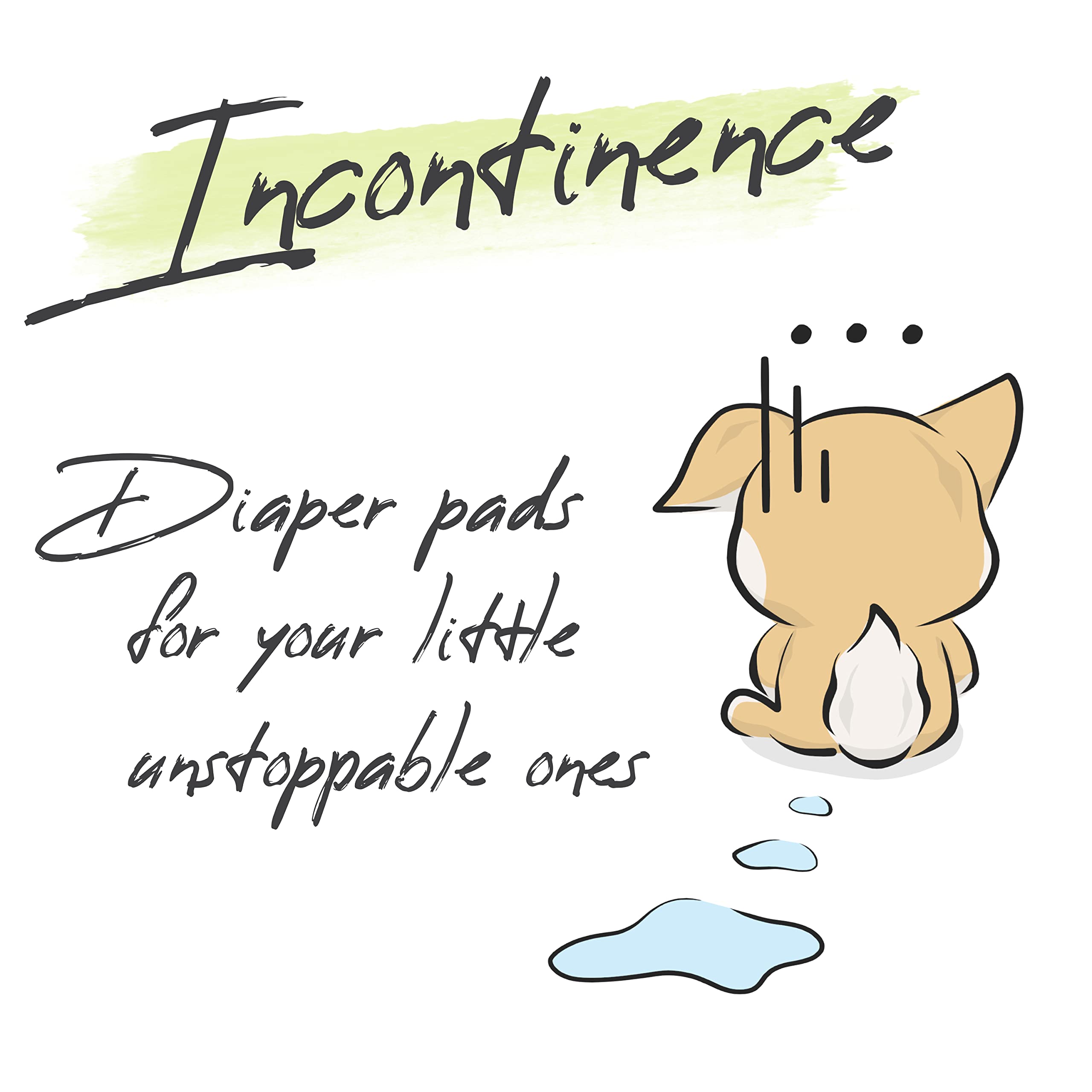 WICKEDPUP absorbent-booster-pad-dogs highlights extra absorbency for leak-free diaper wear.