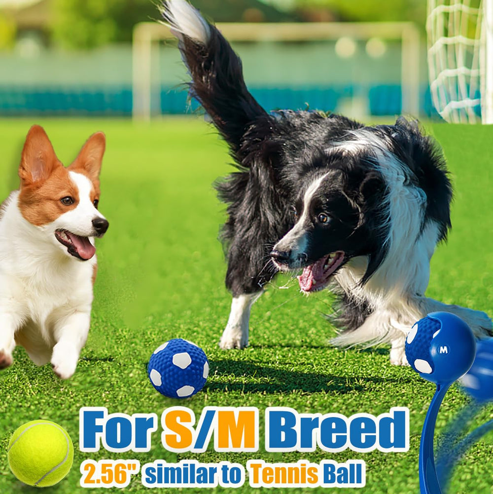 Wieppo Soft Squeaky Dog Ball closeup shows safe latex texture.