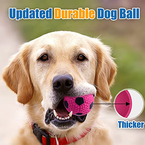 Wieppo Soft Squeaky Dog Ball 2.56-inch close-up for small and medium dogs.