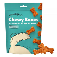 Wiggles & Wags Soft Chews bone-shaped treats for training rewards.