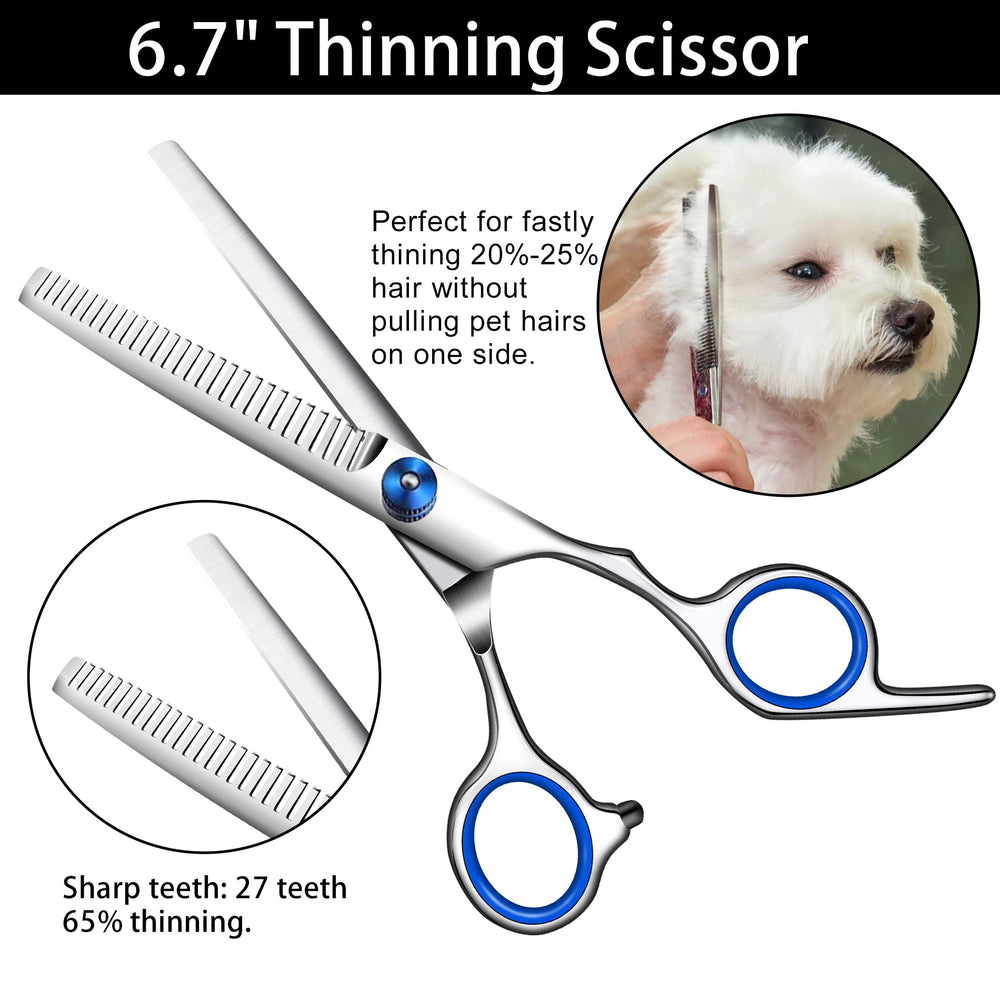 Wikdey safety round tip closeup illustrates pet-safe trimming around eyes and ears