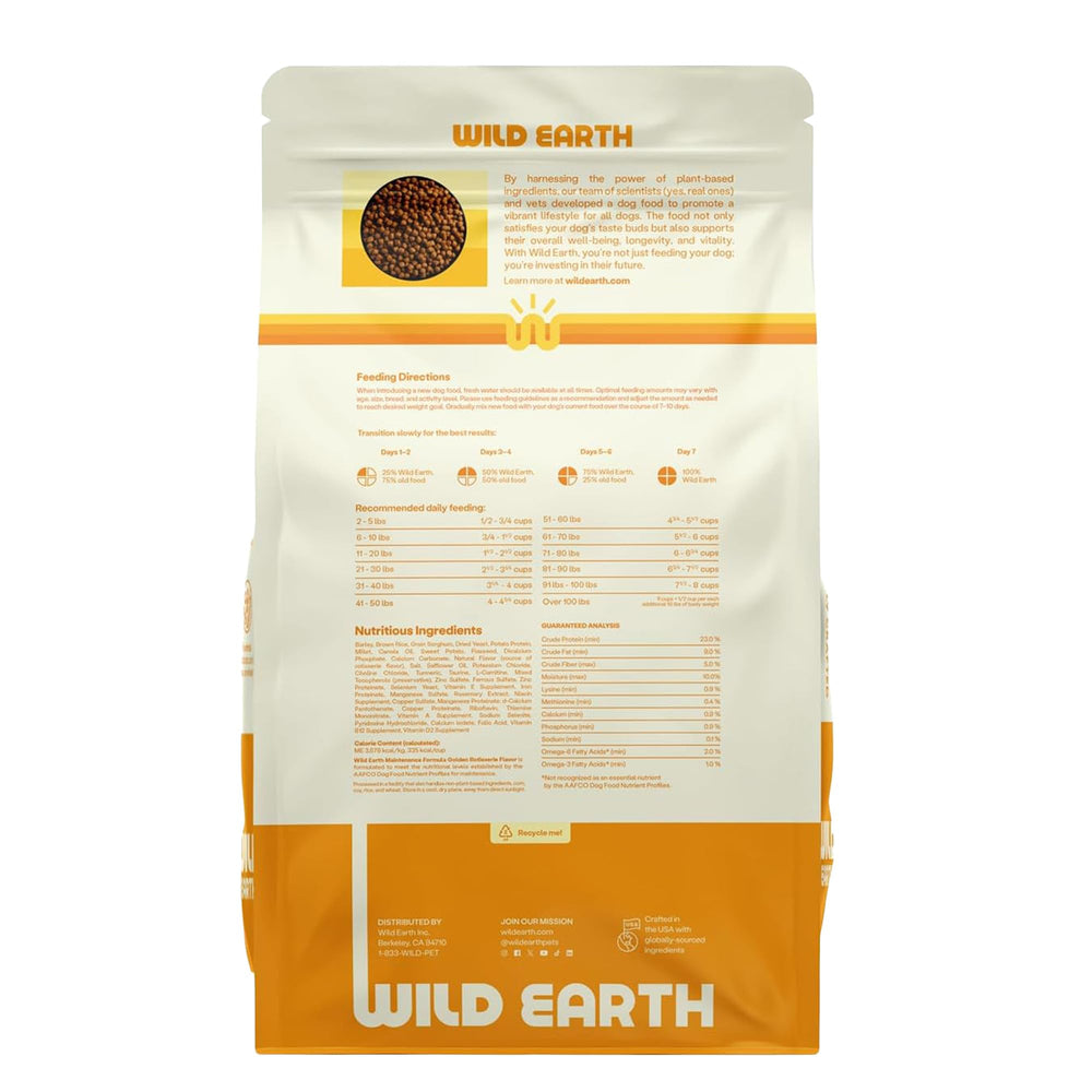 Wild Earth Classic Roast flavor close-up with smoky, peppery notes