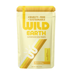 Wild Earth dog treats banana cinnamon bite—perfect tasty reward with omega fatty acids.