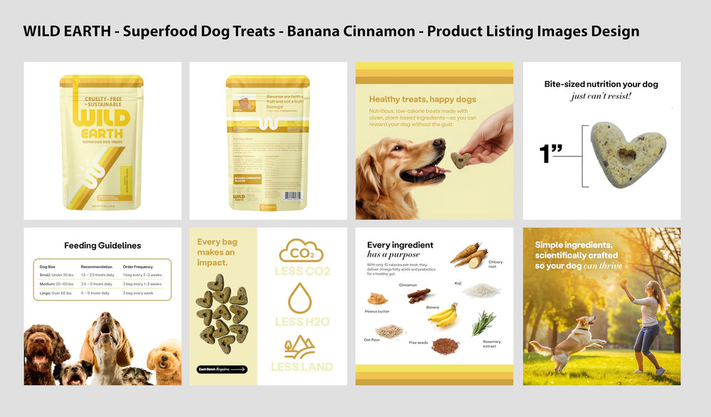 Wild Earth sustainable-snack—lower resource footprint versus meat-based treats.