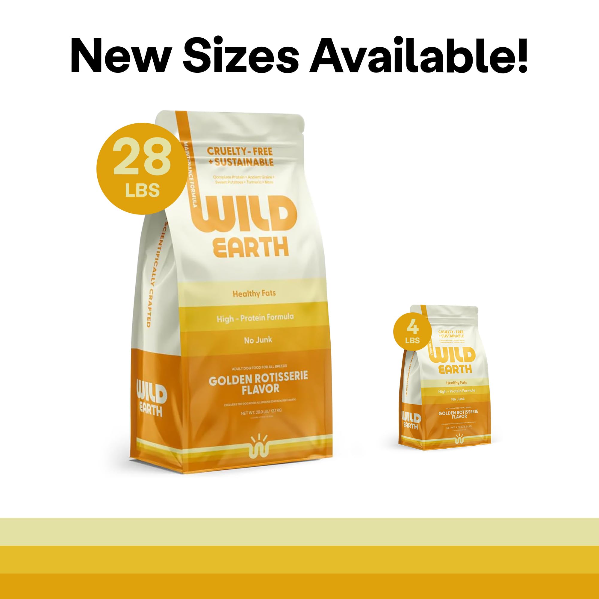 Wild Earth Golden Rotisserie flavor close-up highlights savory aroma for dogs