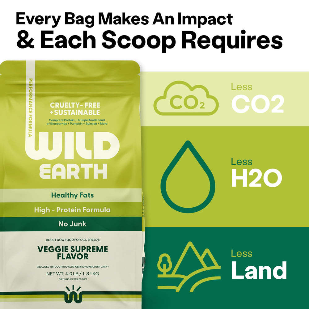 Wild Earth plant-based protein sources like oats and spinach benefit digestion.