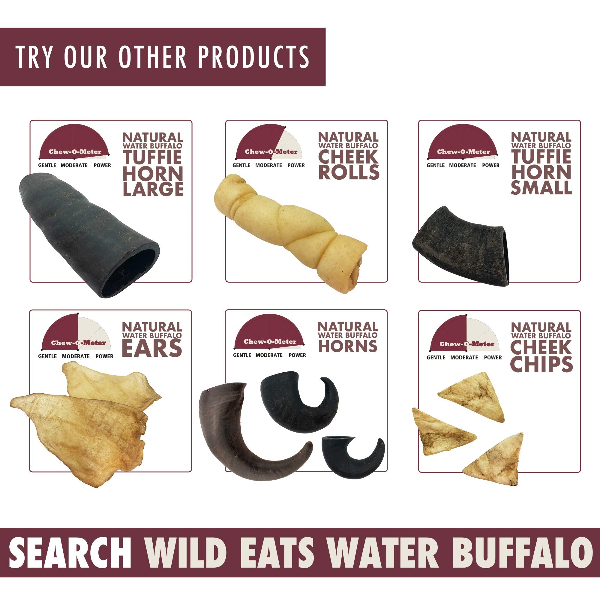 Wild Eats satisfaction-guaranteed treats communicates brand-backed quality for canine chews.