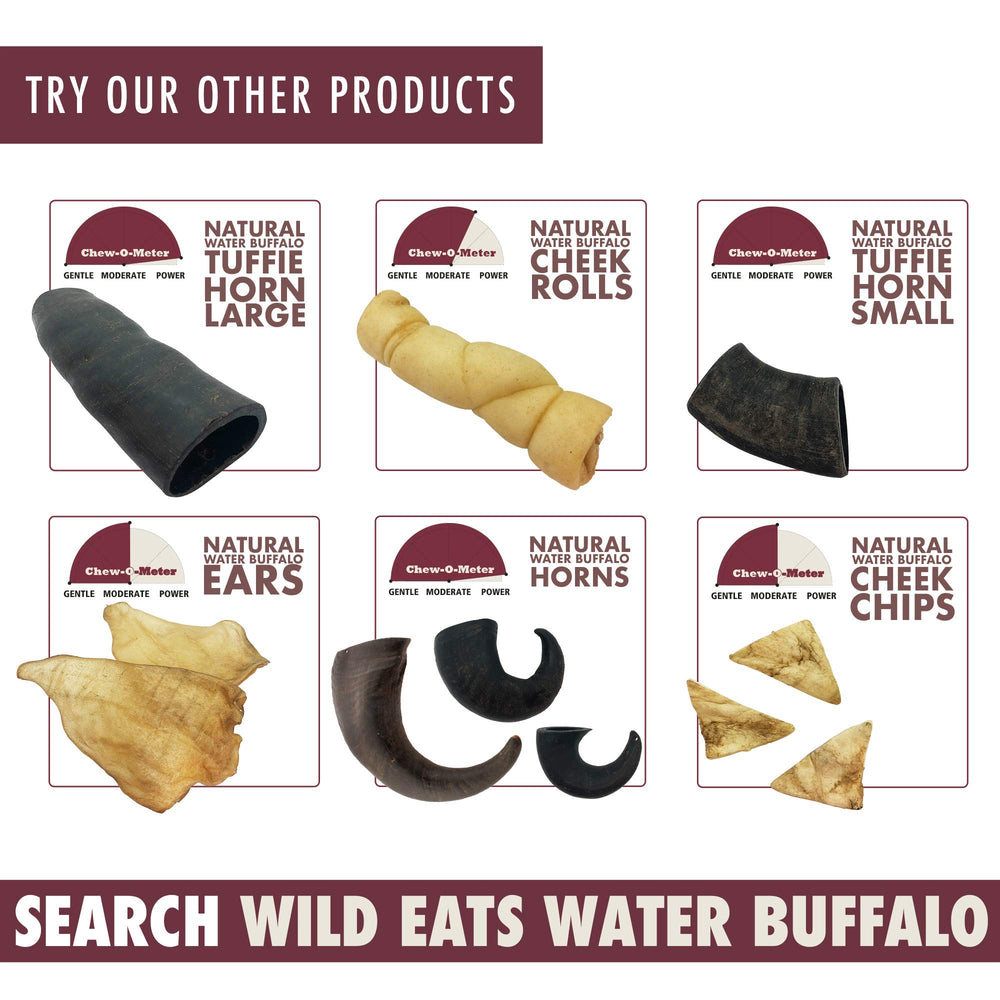Wild Eats satisfaction-guaranteed treats communicates brand-backed quality for canine chews.