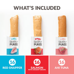 Wild Eats Simply Puree red snapper tub, flavorful protein option for meals.