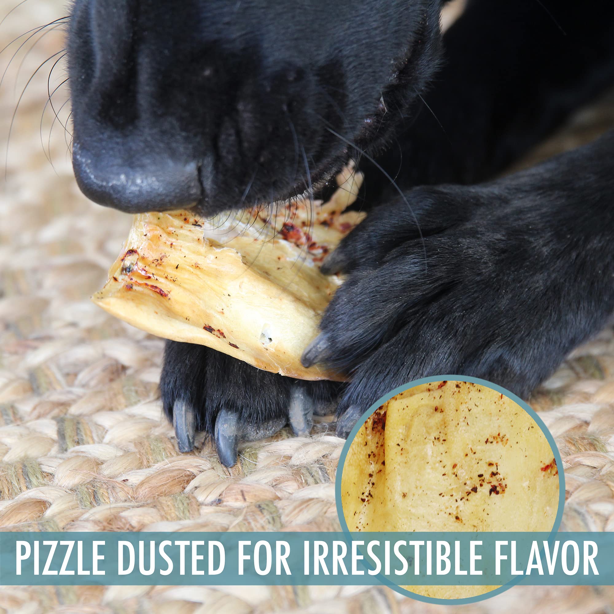 Wild Eats Water Buffalo ear dusted 20-piece pack illustrated for budget-conscious households.