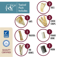 Wild Eats Water Buffalo Prime ear-cheek-strips closeup grain-free protein