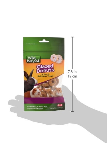 Wild Harvest glazed donuts donut shape appealing enrichment for rabbits and guinea pigs