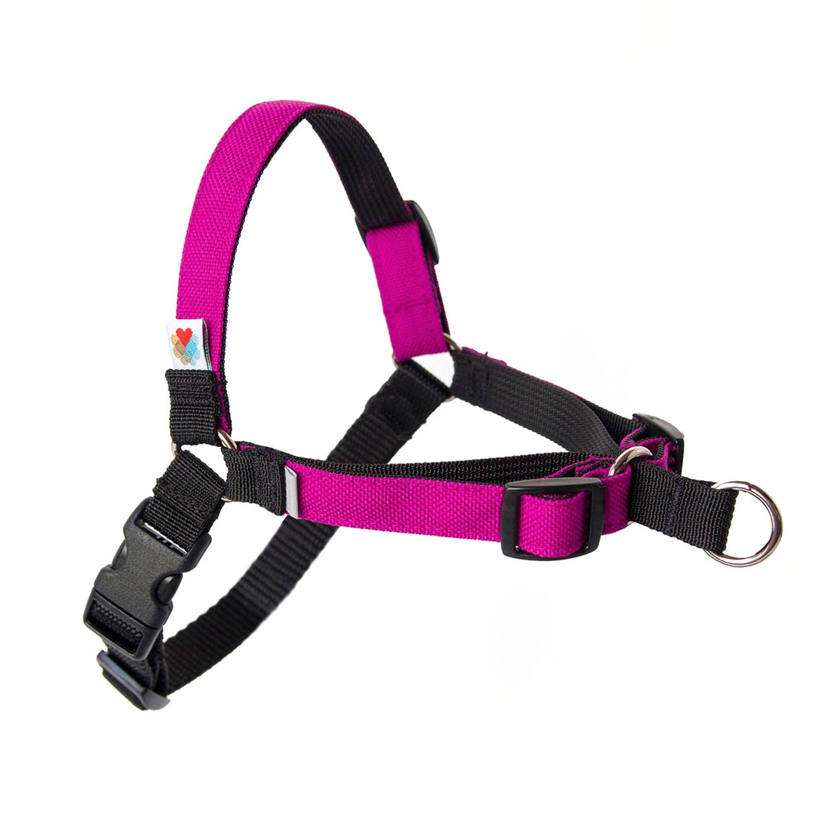 Wildebeest No Pull Harness front view with front clip for gentle control during walks