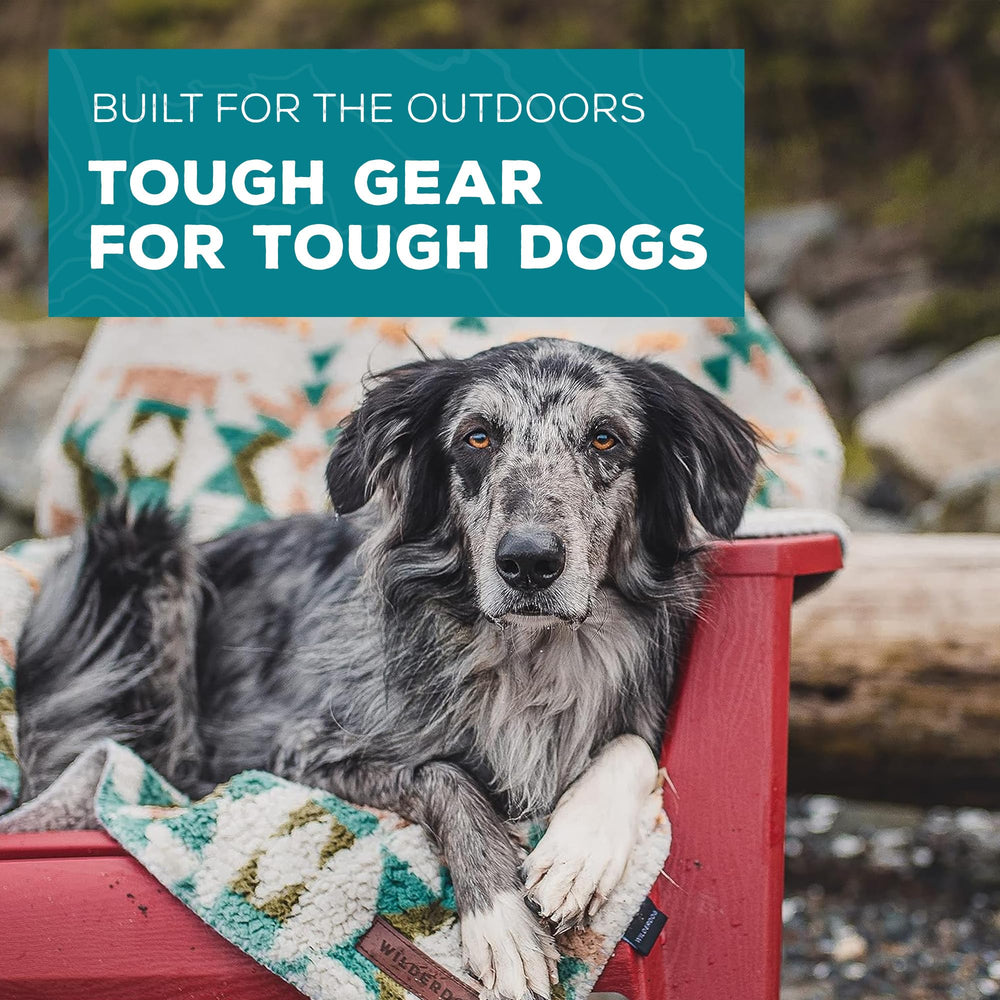 Wilderdog blanket by bed for chilly mornings.