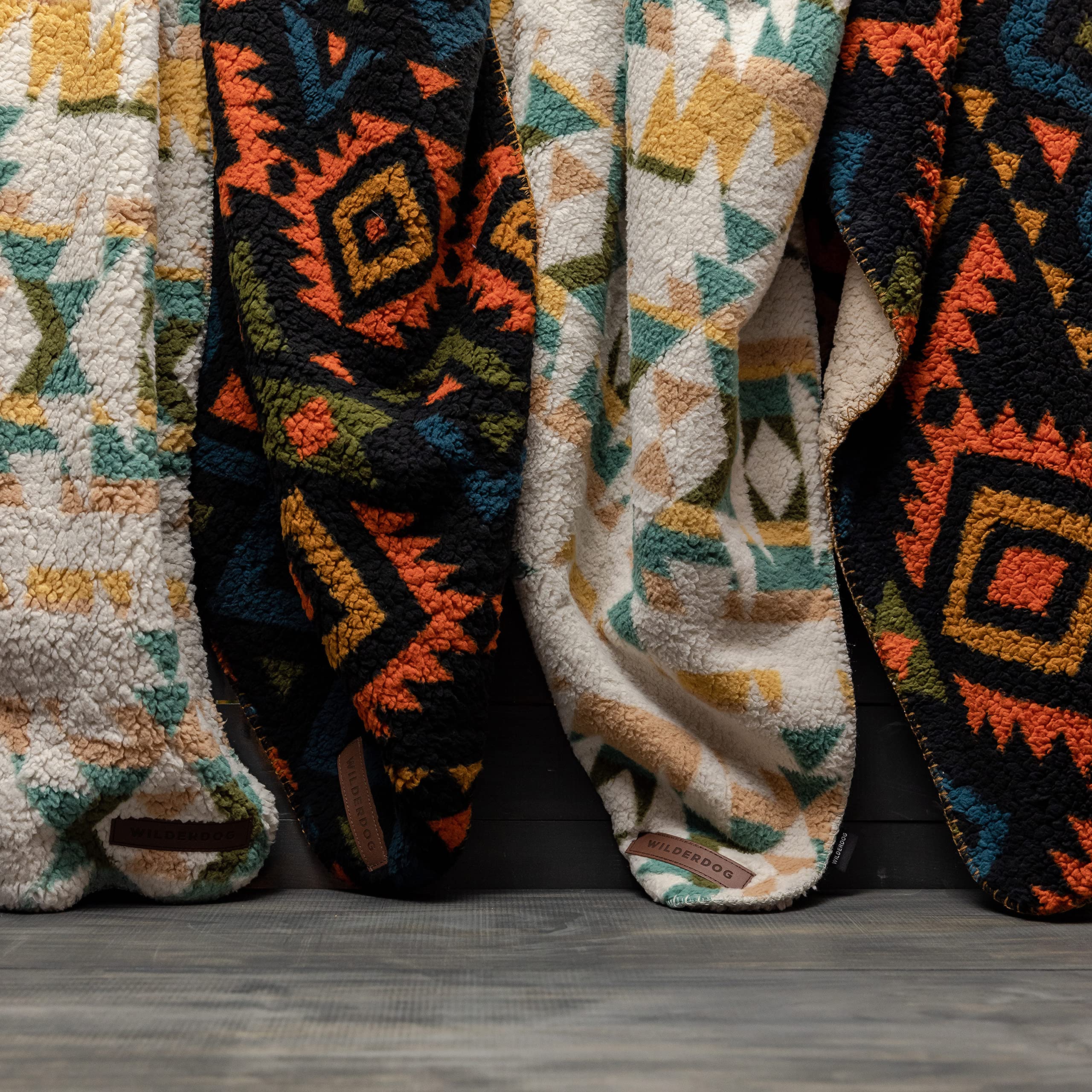 Wilderdog blanket in campsite setup for outdoor comfort.