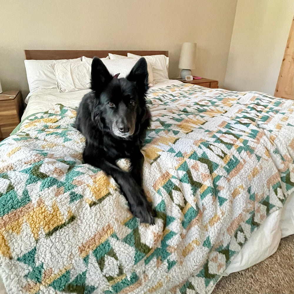 Wilderdog blanket packed flat, ready for travel.