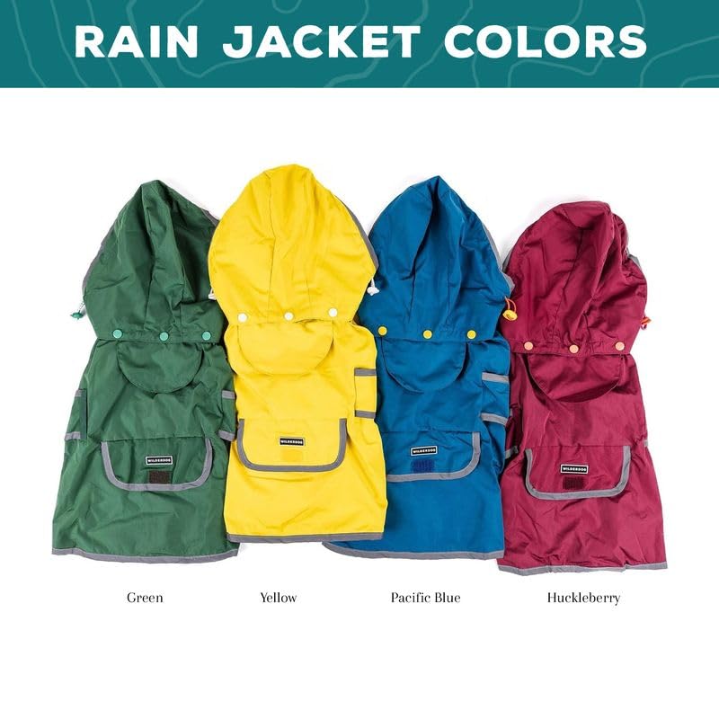 Wilderdog dog jacket folds into back pocket for compact carry.