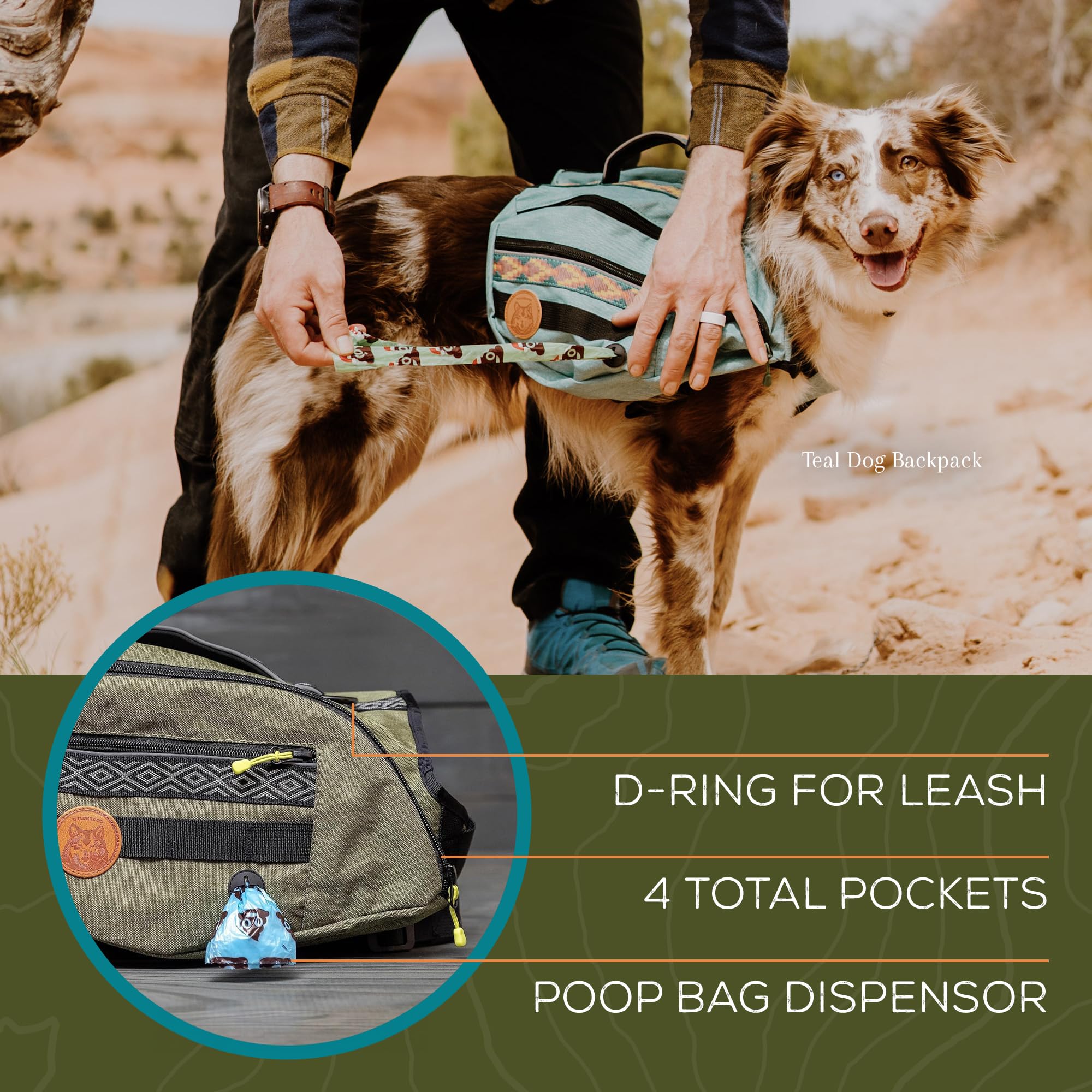 Wilderdog four-adjustment-points ensure a snug, customizable fit.