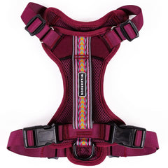 Wilderdog lightweight harness front view, showcasing breathable comfort for daily walks.