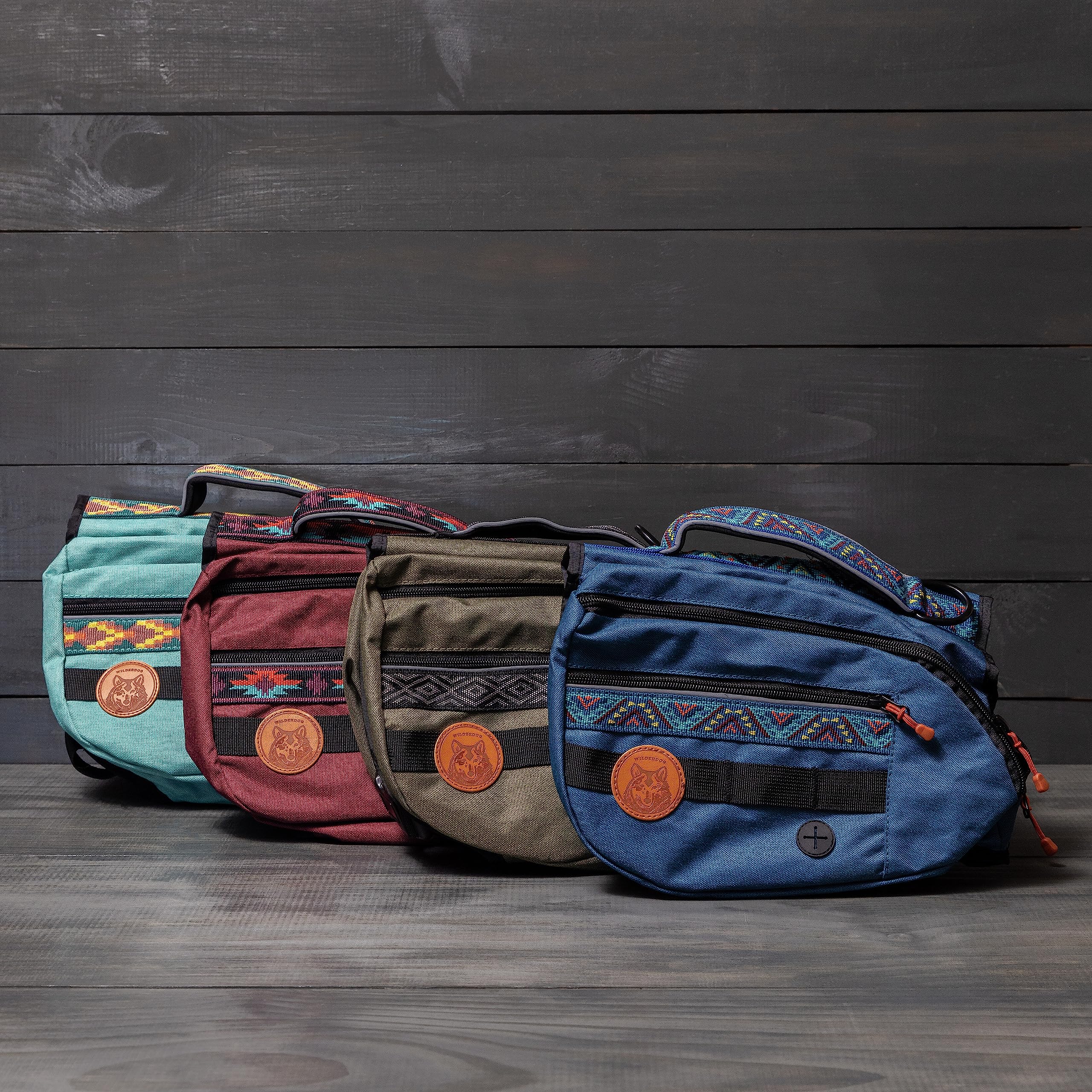 Wilderdog pack offers small, medium, and large size options for dogs.