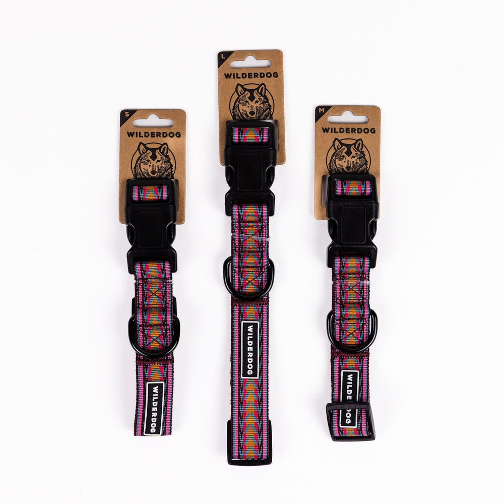 Wilderdog Ultralight Collar Daybreak side view emphasizes rope-strength design for durable adventures.