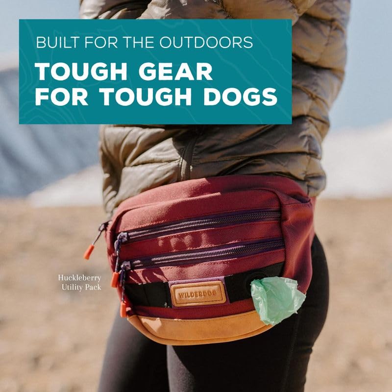 Wilderdog Utility Fanny Pack 4.4-ounce weight remains comfortable during walks