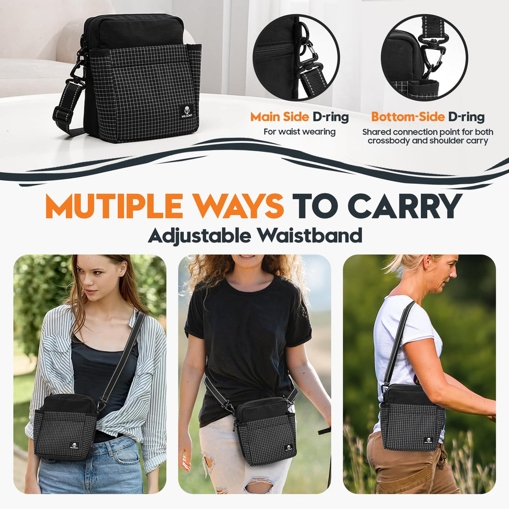 WILDOMS Dog Treat Pouch collapsible water bowl for hydration during hikes.