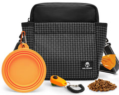 WILDOMS Dog Treat Pouch magnetic pocket enables quick rewards during training.