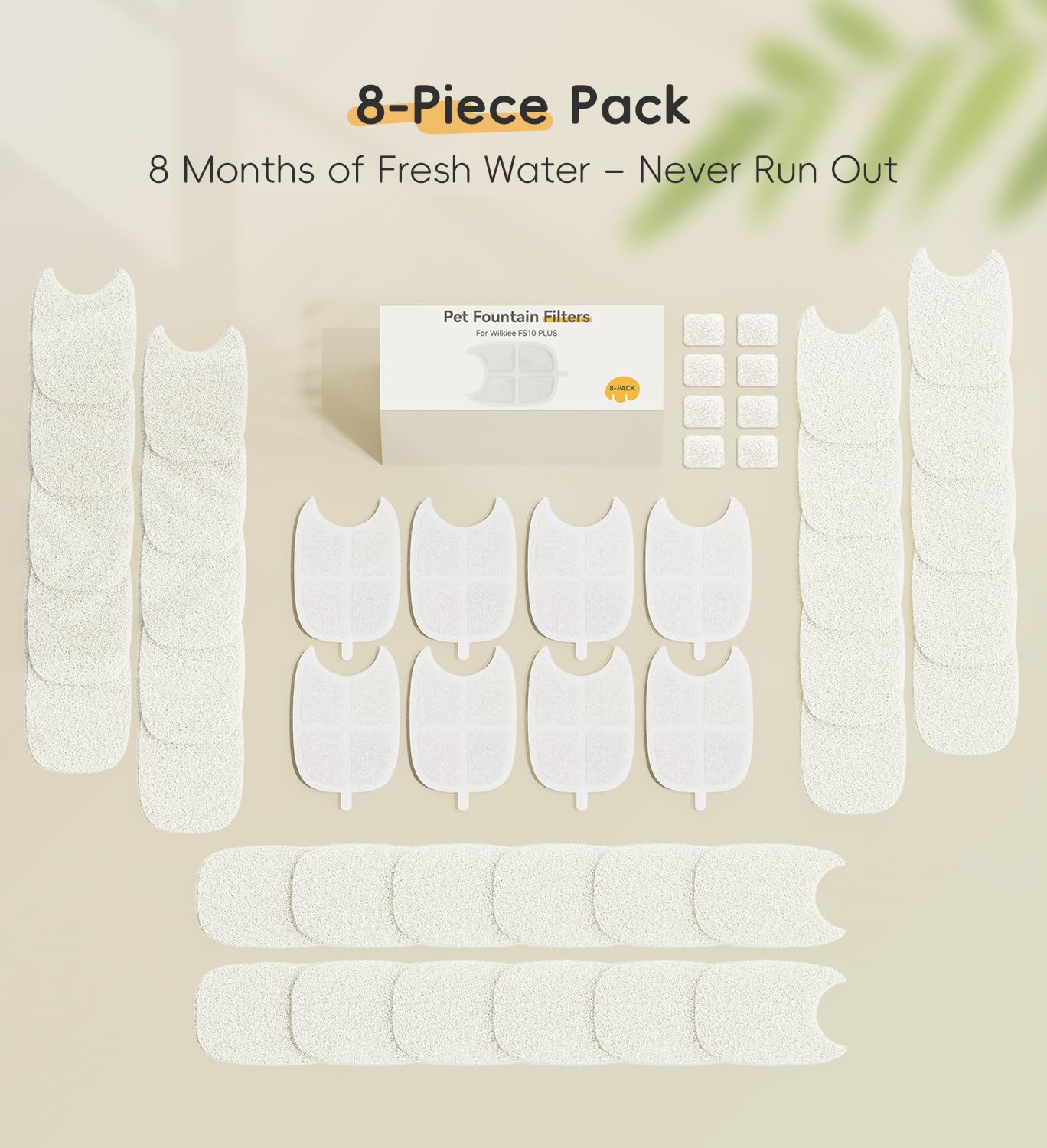 WILKIEE replacement parts FS10 Plus emphasize compatibility and ongoing fountain care.