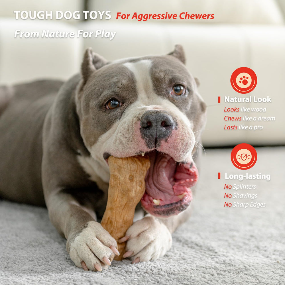 Willjoy bacon-flavor-dog-chew-toy-aggressive-chewers provides long-lasting flavor and engagement