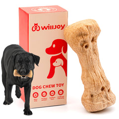 Willjoy pine-wood-nylon-indestructible-dog-toy-large satisfies powerful chewers for hours