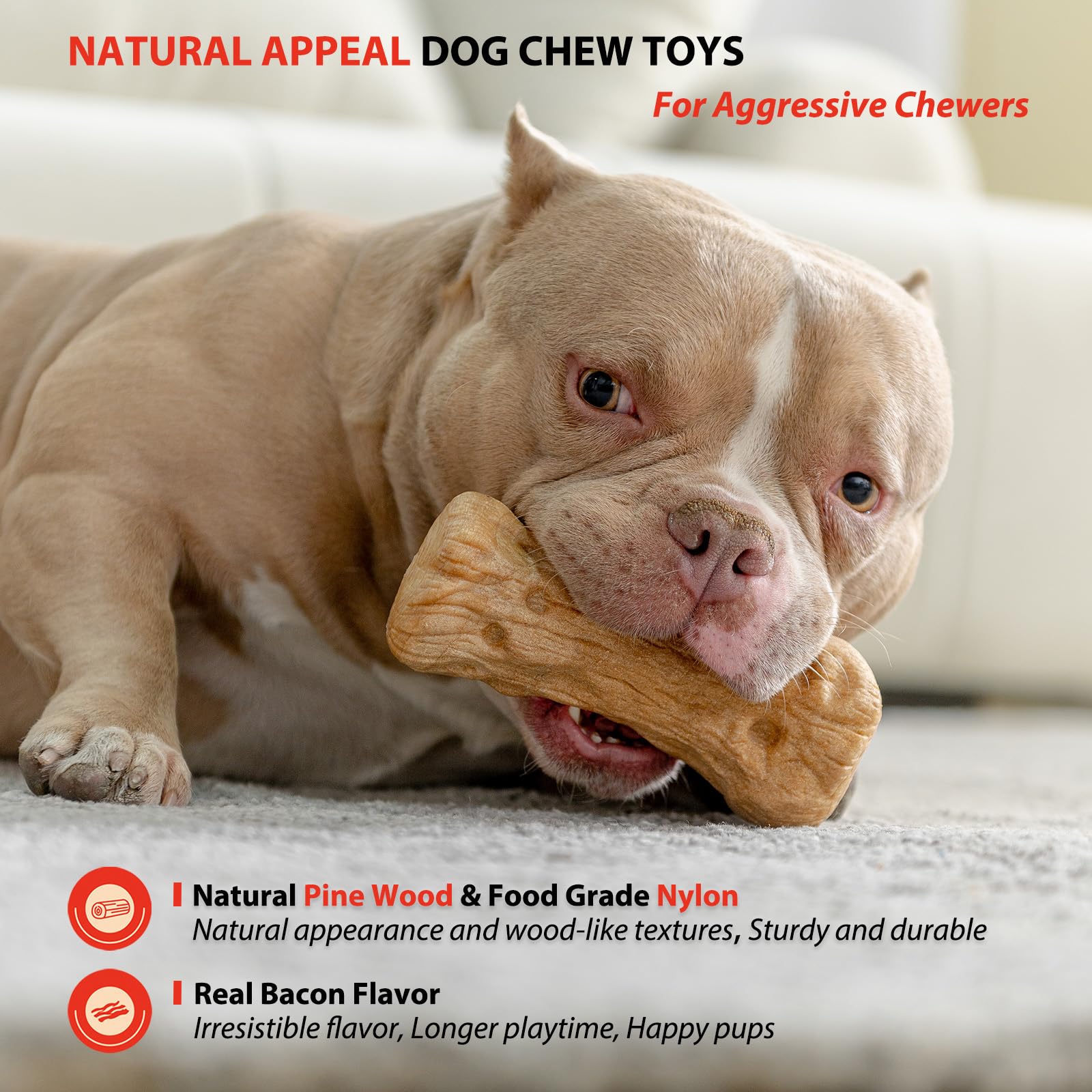 Willjoy teeth-wellness-dog-chew-toy promotes oral hygiene during play