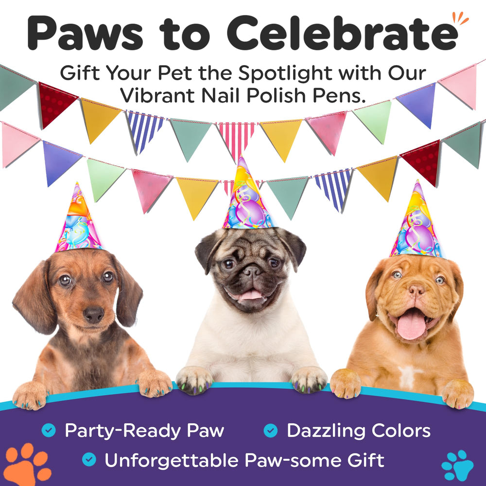 Willow Dog Nail Polish Pens Lilac swatch creates delicate color for gentle grooming.