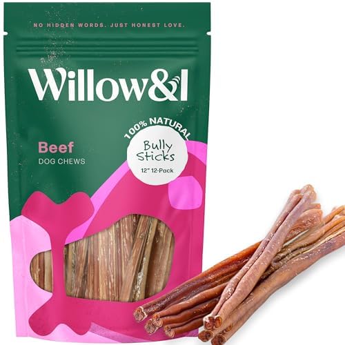 Willow & I single-ingredient beef pizzle emphasizes safe rawhide alternative