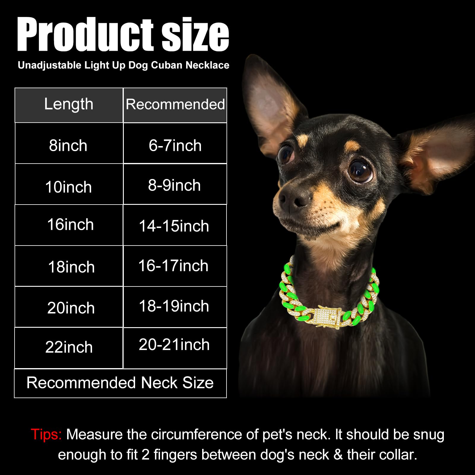 WimuPath Cuban-style chain collar shown for stylish photo-ready look