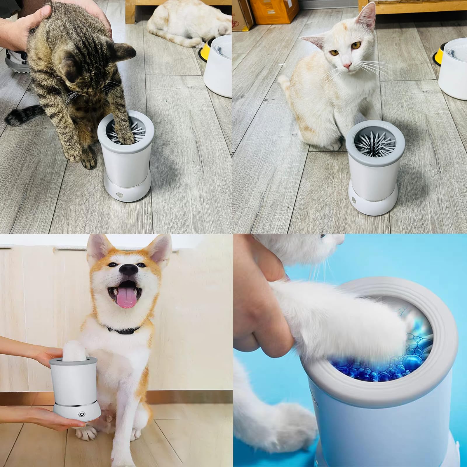 Winb paw-cleaner compact design for home or travel cleaning