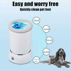 Winb paw-cleaner close-up with soft silicone bristles for gentle cleaning