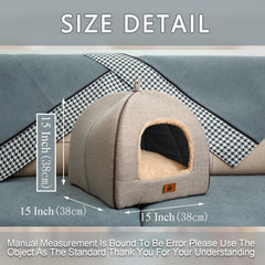 WINDRACING cat bed with arched top headroom for easy entry and snuggling.