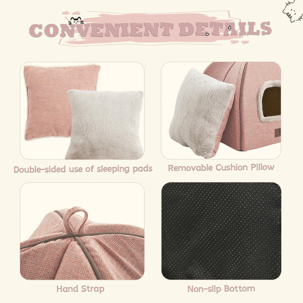 WINDRACING cat bed foldable design for easy travel and storage.