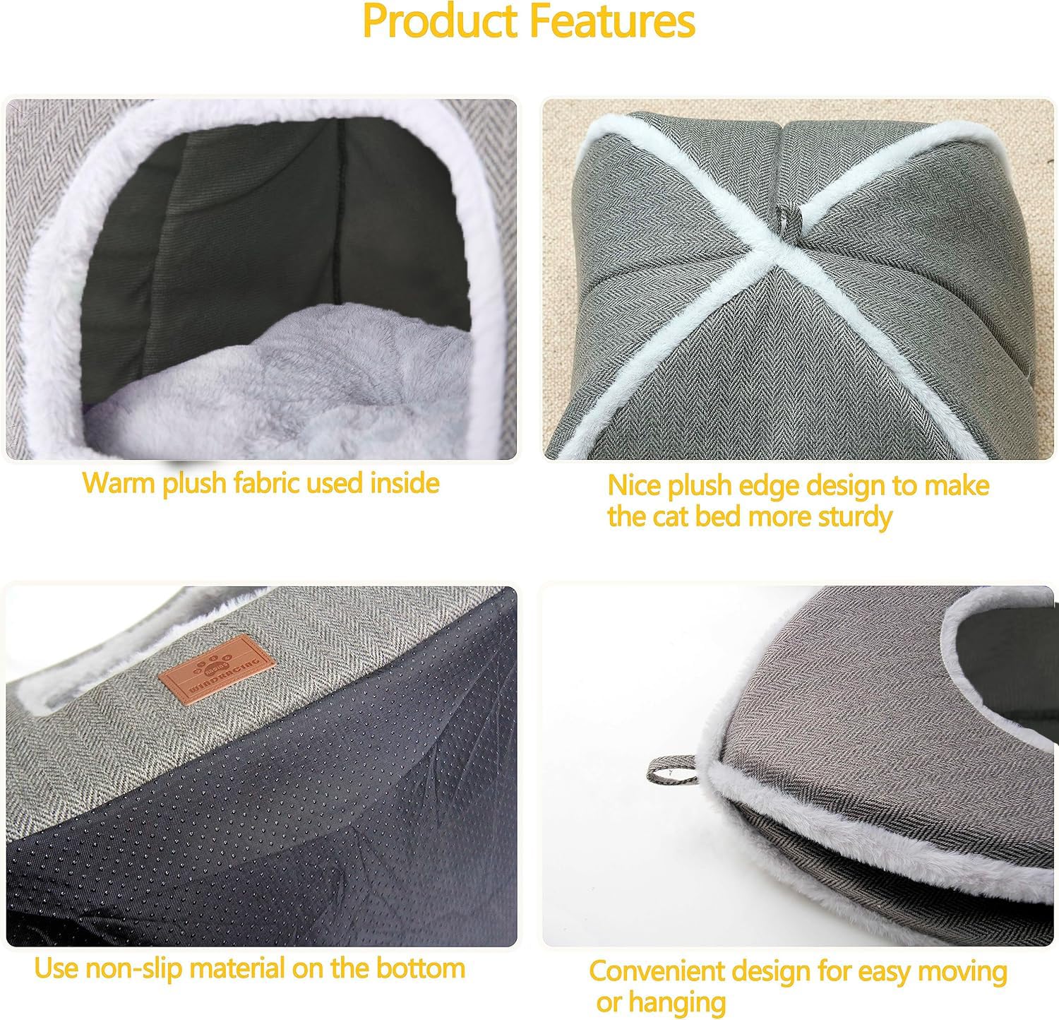 WindRACING cat bed folded mode enables easy transport