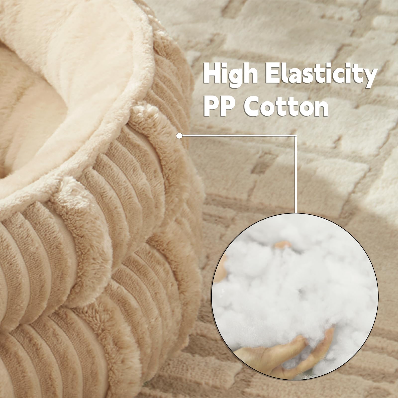 WINDRACING cat bed non-slip bottom helps stay put on floors.