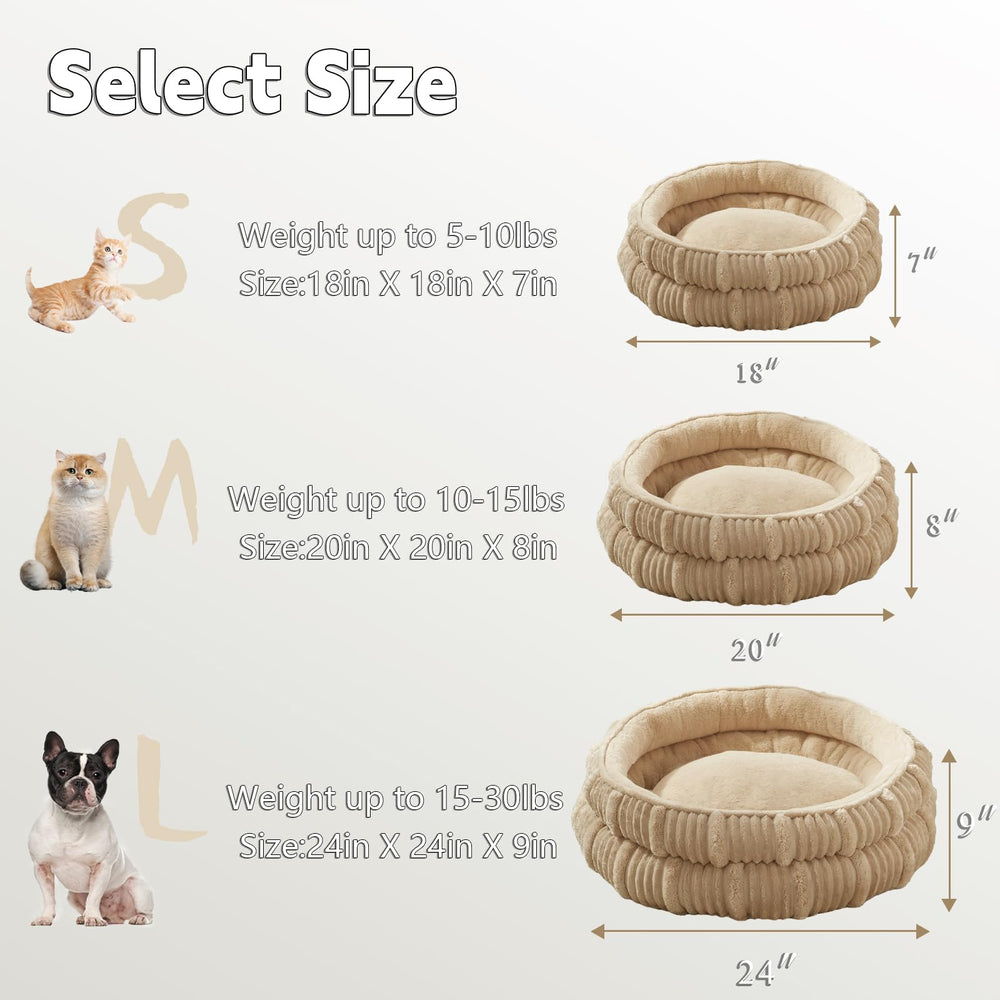 WindRACING cat bed size options chart to find the right fit.