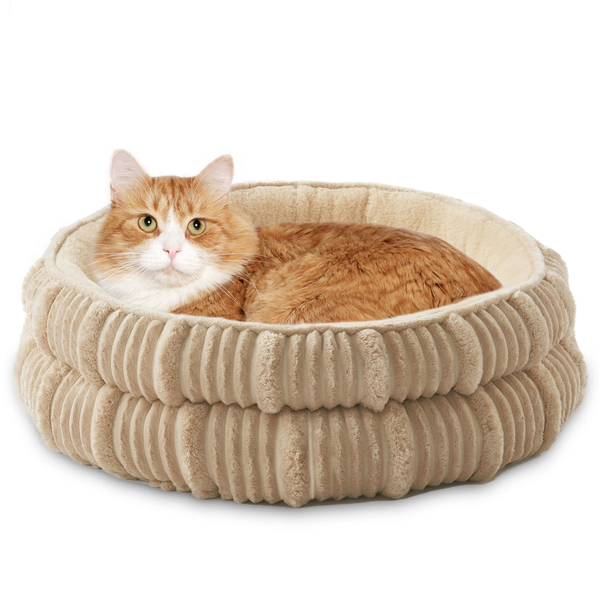 WindRACING cat bed with soft plush surface delivering warm comfort.